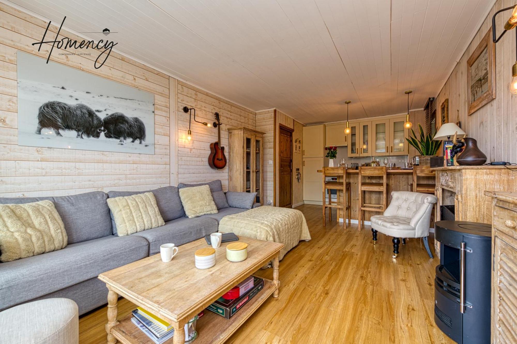 Homency - Residence Helios G1 Alpe d'Huez Bagian luar foto